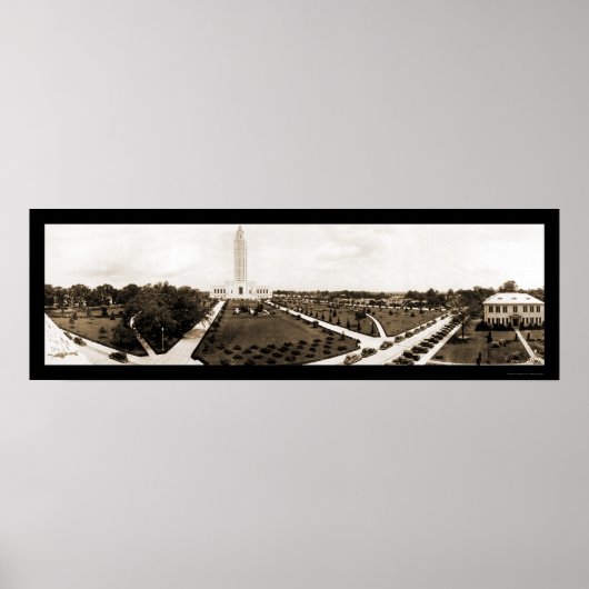 Baton Rouge LA Hauptstadt Foto 1935 Poster (Vorne)