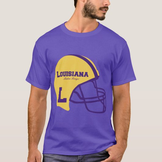 Baton Rouge LA Helmet Oversized T-Shirt (Vorderseite)