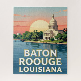 Baton Rouge Louisiana Fluss Reise Puzzle