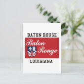 Baton Rouge Louisiana Postkarte (Stehend Vorderseite)