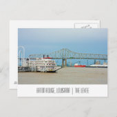 Baton Rouge Louisiana Postkarte (Vorne/Hinten)