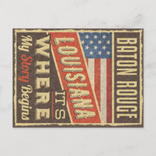 Baton Rouge Louisiana Postkarte