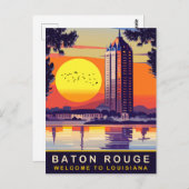 Baton Rouge, Louisiana, Reisen Postkarte (Vorne/Hinten)