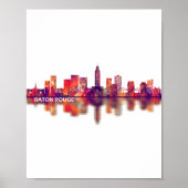 Baton Rouge Louisiana Skyline Poster (Vorne)