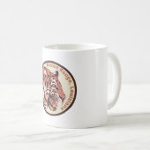 Baton Rouge Louisiana Tiger Kaffeetasse (VorderseiteRechts)