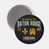 Baton Rouge Magnet (Vorderseite/Rückseite)
