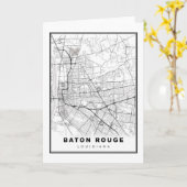 Baton Rouge Map Karte (Gelbe Blume)