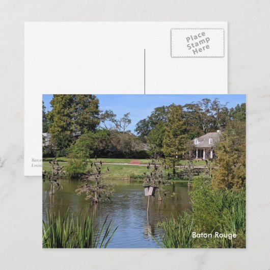 Baton Rouge Postkarte (Vorne/Hinten)