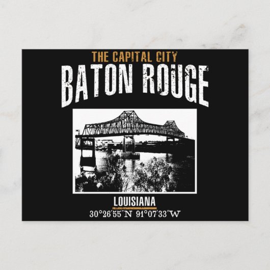 Baton Rouge Postkarte (Vorderseite)
