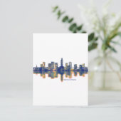 Baton Rouge Skyline Feiertagspostkarte (Stehend Vorderseite)