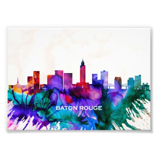 Baton Rouge Skyline Fotodruck (Vorne)