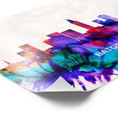 Baton Rouge Skyline Fotodruck (Ecke)