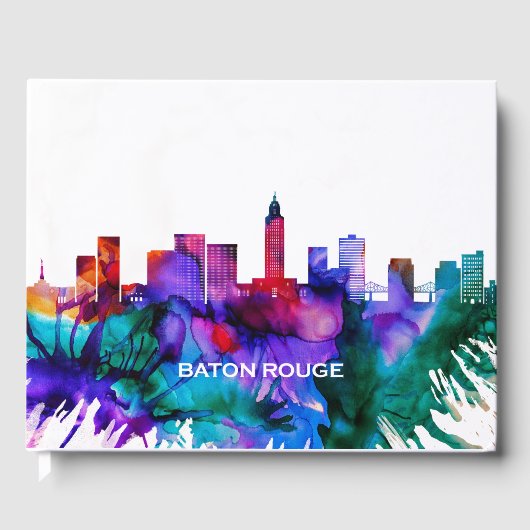 Baton Rouge Skyline Gästebuch (Vorderseite)