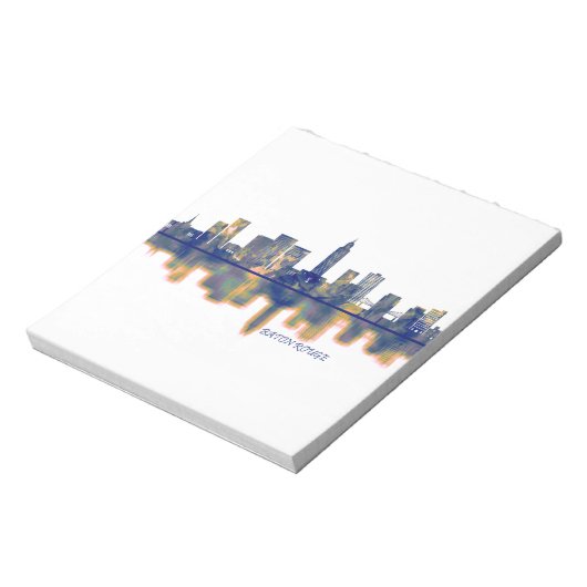 Baton Rouge Skyline Notizblock (Rotiert)