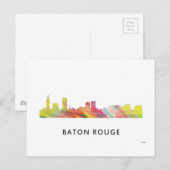 BATON ROUGE SKYLINE WB1 - POSTKARTE (Vorne/Hinten)
