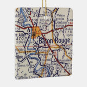 Baton Rouge Vintage Karte Keramikornament (Rechts)