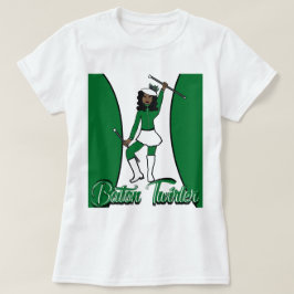 Baton Twirler T - Shirt / grün