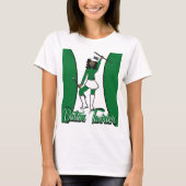Baton Twirler T - Shirt / grün (Vorderseite)