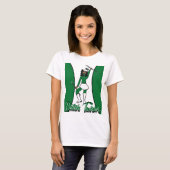 Baton Twirler T - Shirt / grün (Vorne ganz)
