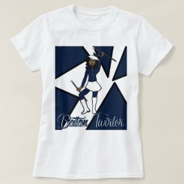 Baton Twirler T - Shirt / Marine