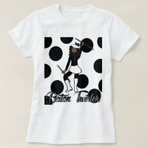 Baton Twirler T - Shirt / Schwarz