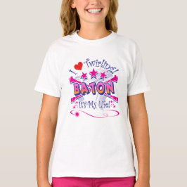 Baton Twirlers, ich Liebe Twirling, Baton T-Shirt