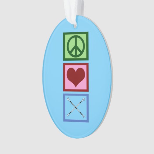 Baton Twirling Blau Ornament (Vorderseite)