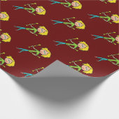 Baton Twirling Geschenkpapier (Ecke)
