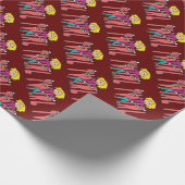 Baton Twirling Geschenkpapier (Ecke)