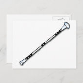 Baton/Twirling Postkarte (Vorne/Hinten)