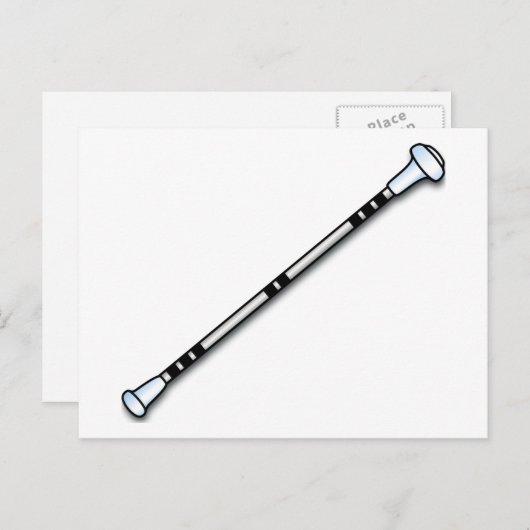 Baton/Twirling Postkarte (Vorne/Hinten)
