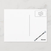 Baton/Twirling Postkarte (Rückseite)