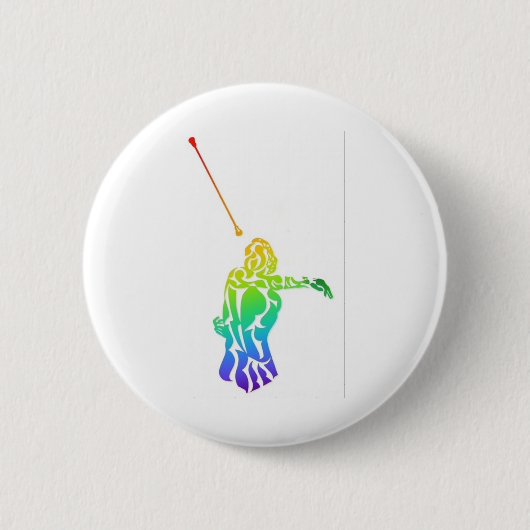 Baton Twirling PRIDE-Sammlung Button (Vorderseite)