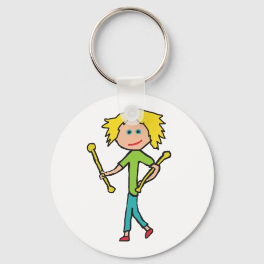 Baton Twirling Schlüsselanhänger (Vorderseite)