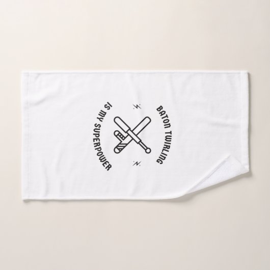 Baton wirbelt meine Supermacht Handtuch (Handtuch)