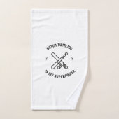 Baton wirbelt meine Supermacht Handtuch (Handtuch)