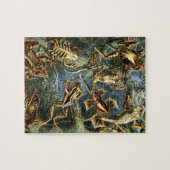Batrachia Frogs von Ernst Haeckel Puzzle (Horizontal)