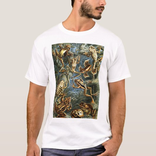Batrachia Frogs von Ernst Haeckel T-Shirt (Vorderseite)