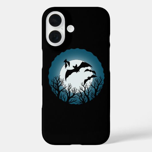 Bats and Trees Against the Moon Case-Mate iPhone Hülle (Rückseite)