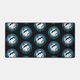 Bats and Trees Against the Moon Schreibtischunterlage