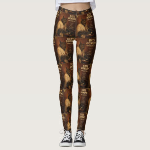 Bats Domino Album: eine Parodie Leggings