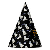 Bats & Ghosts Pattern Halloween Geburtstagsparty-H Partyhütchen (Links)