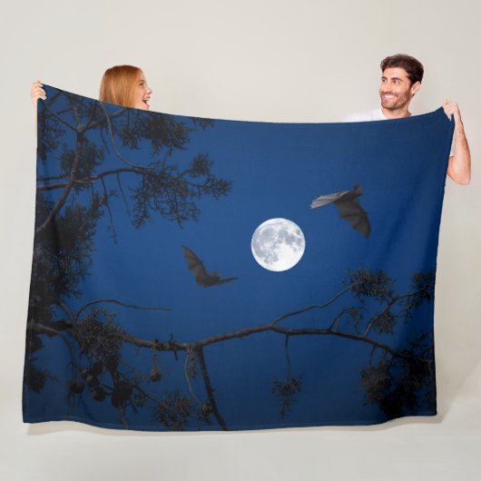 BATS im VOLLEN MOND Fleecedecke (Beispiel)