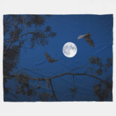 BATS im VOLLEN MOND Fleecedecke (Vorderseite (Horizontal))