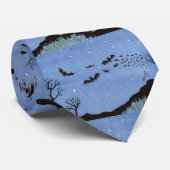 Bats Neck Tie Krawatte (Gerollt)