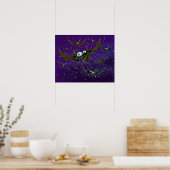 Bats Night Sky Poster (Küche)