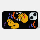 Bats Skull Spider iPhone Case - Gothic Design! (Rückseite (Horizontal))