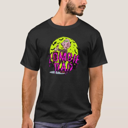 Bats Zombie Vater T-Shirt (Vorderseite)