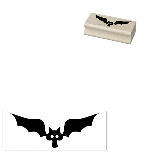 Batshroom Rubber-Briefmarke Gummistempel (Stempel)
