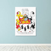 Batson Familienwappen Leinwanddruck (Insitu (Holzboden))